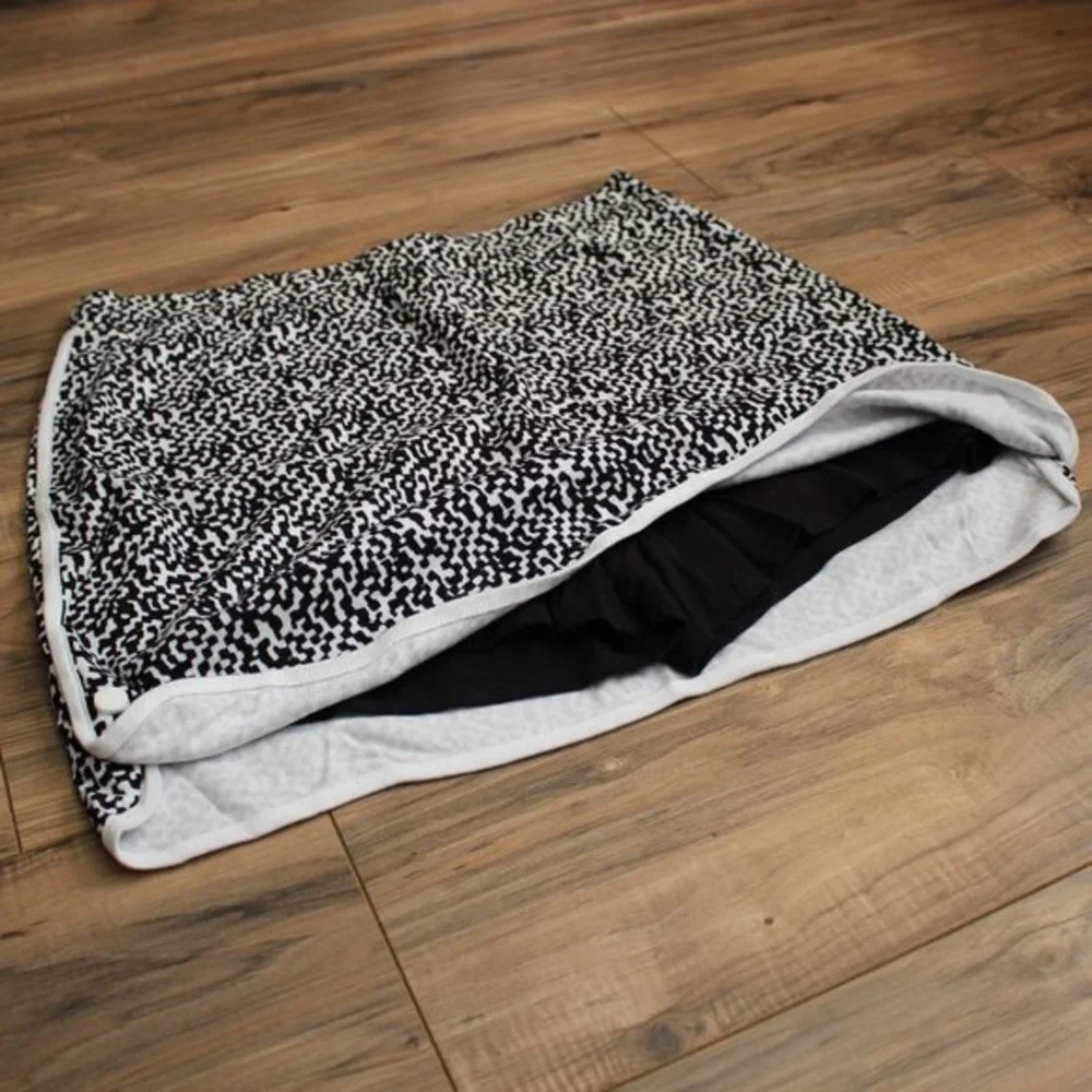 NWOT Jones New York Signature Houndstooth Skort L